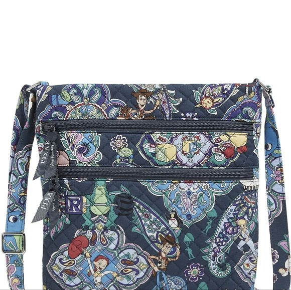 VERA BRADLEY X Toy Story Triple Zip Hipster Crossbody Bag !!!!!!!! - Picture 3 of 6
